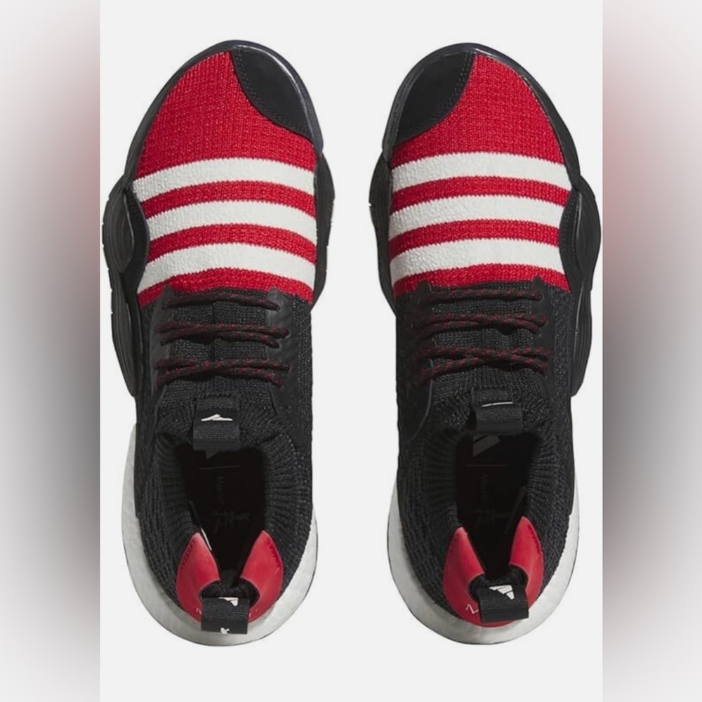 Adidas Trae Young 2 Red and Black Sneakers